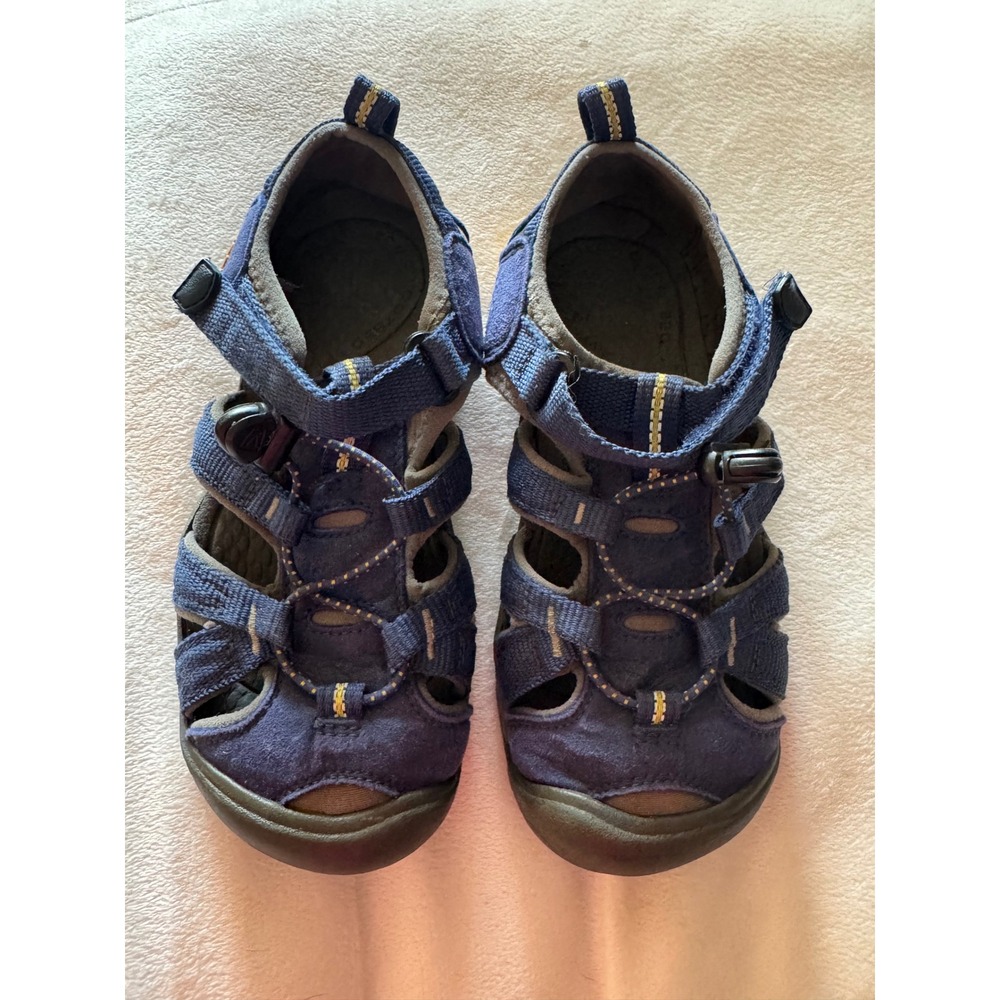 Keen Kids Newport H2 Navy Blue Waterproof Sport Sandals Size 2 US 34 EU